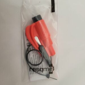 Car Rescue  Tool  3 in 1  glass breaker, cutter and whistle