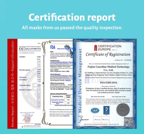 DA Medical Face Mask 50 pack - Image 2