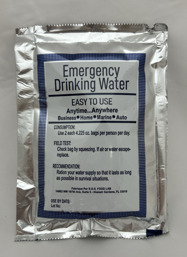Mainstay Water Sachets SINGLE