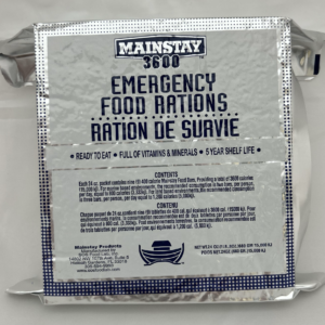 Emergency Food 3 Day Ration