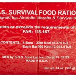 SOS  Aviation Food Ration 1000kcal