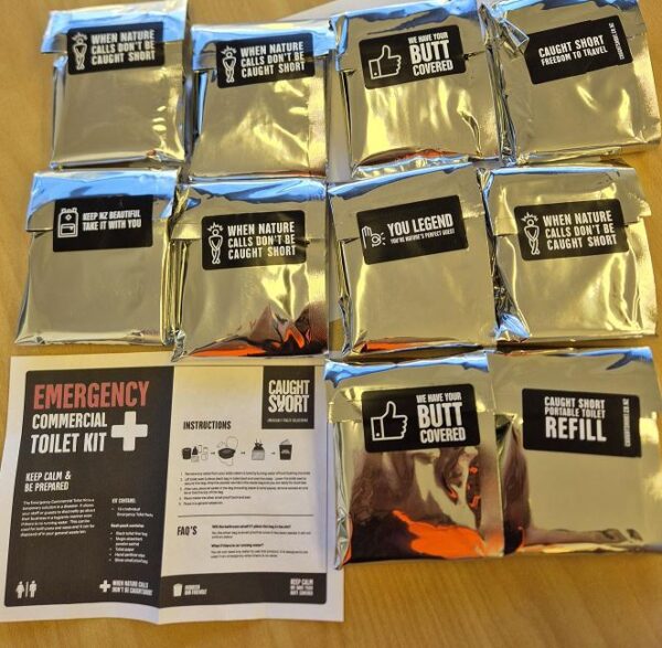 Commercial Emergency Toilet Kit 10pk
