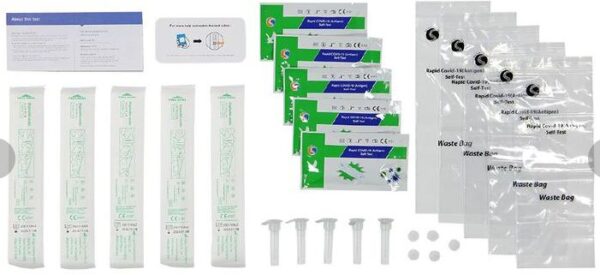 5 RATs + 5 masks for $40 : Orient Gene Rapid Antigen Test kit 5 pack + KF94 (N95, P2) Face Mask 5 pack - Image 3