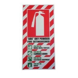 Signage for Fire Extinguishers