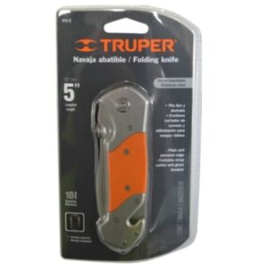 Folding Knife with Glass Breaker, Seatbelt Cutter and Pouch
