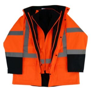 Jacket 5 in 1 Hi-Vis Orange